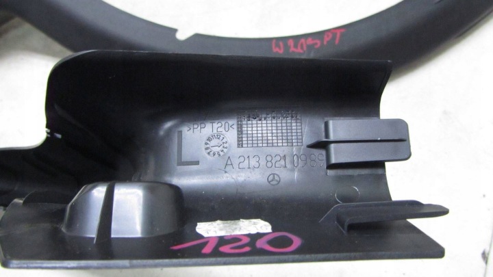 MERCEDES W213 BERLINE PROTECTION CHARNIÈRES COUVERCLES DE COFFRE JEU A2138210989
