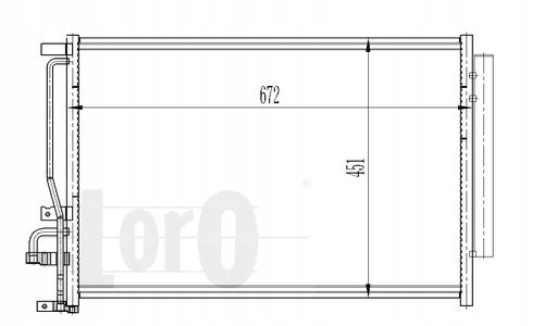 CONDENSADOR RADUADOR DE ACONDICIONADOR 037-016-0039 