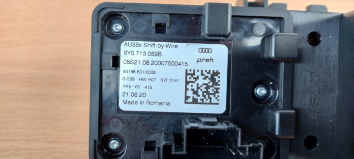 AUDI A3 PANNEAU COMMUTATEUR CHANGEMENTS VITESSE MÉCANISME DE CHANGEMENT DE VITESSES