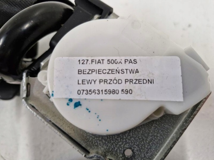 FIAT 500X 500 X CEINTURE DE SÉCURITÉ GAUCHE AVANT AVANT 07356315980