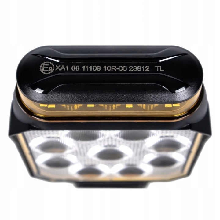 PHARE MARCHE ARRIÈRE LED BARRE LED STROBOSCOPE ORANGE HOMOLOGATION R10 R65 R148