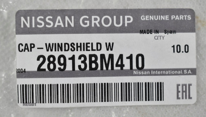 OE NISSAN 28913-BM410 BOUCHON RÉSERVOIR LIQUIDE LAVE-GLACE