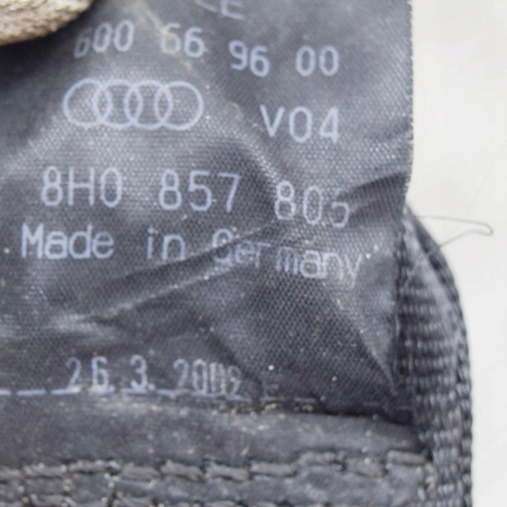 AUDI A4 S4 B6 8E 8H 2002 GAUCHE CÔTÉ CEINTURE DE SÉCURITÉ SIÈGES ARRIÈRE