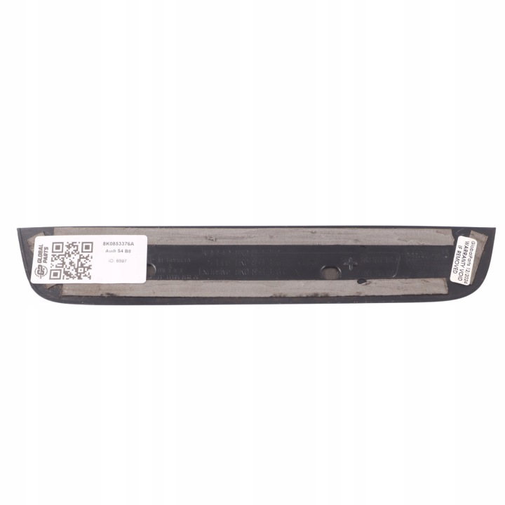 AUDI S4 B8 QUATTRO REVÊTEMENT MOULURE SEUIL DROIT ARRIÈRE 8K0853376A