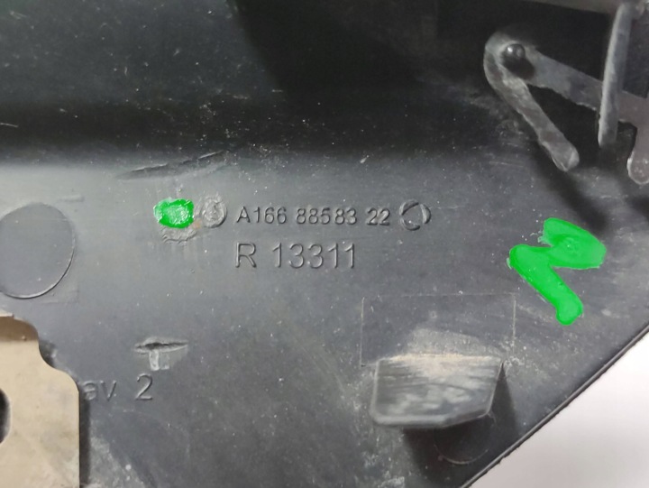 MERCEDES-BENZ GLE AMG W166 BOUCHON CROCHET PARE-CHOCS ARRIÈRE A1668858322