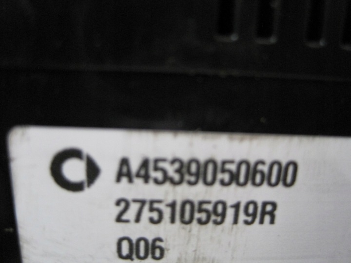 PANNEAU CLIMATISATION SMART FORFOUR II 275105919R A4539050600