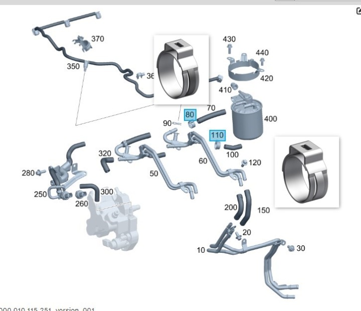 KIT JOINTS CHLODNICZKI MERCEDES 3.0 NOWSZY