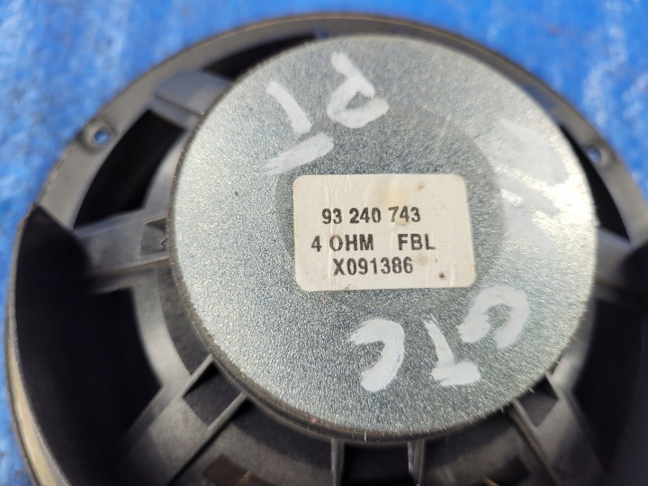 OPEL-CZESCI ASTRA H HAUT-PARLEUR ARRIÈRE ARRIÈRE GAUCHE DROIT 3D GTC 93240743