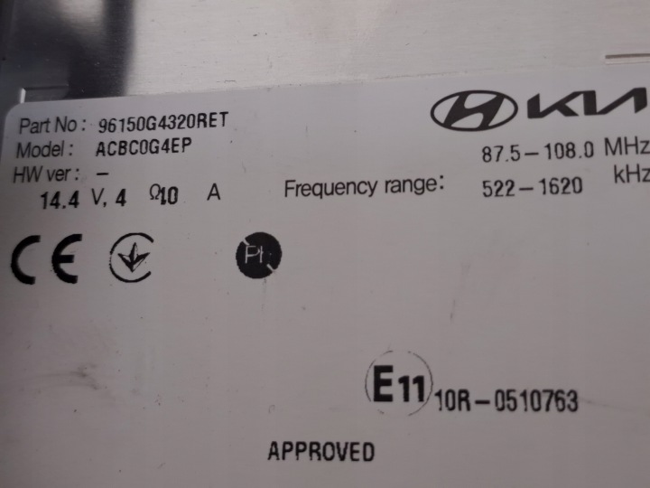 HYUNDAI I30 III 3 LIFT 22R 1.0 T-GDI RADIO BLUETOOTH