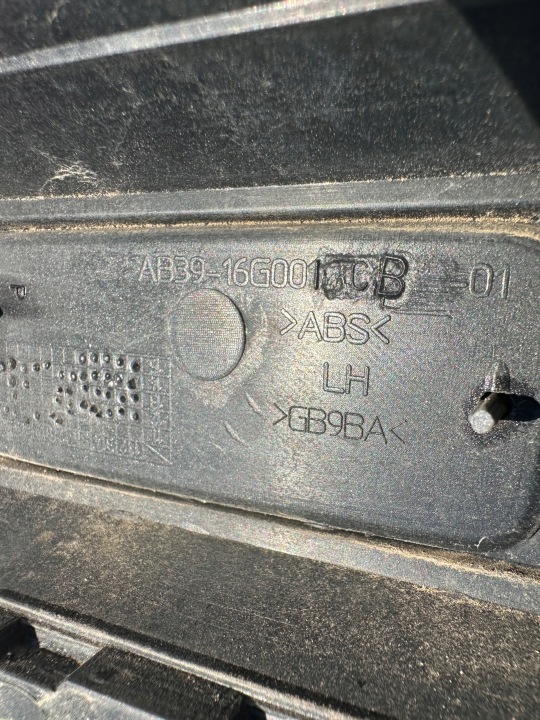 FORD RANGER V 11-19 REVÊTEMENT SUR AILE 3.2 AUTO MOULURE AB39-16G001-CB GAUCHE