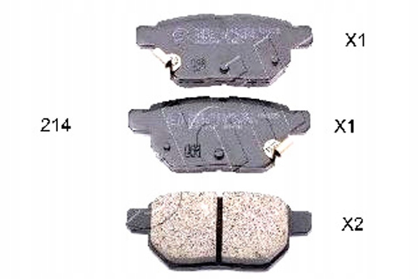 ASHIKA PADS BRAKE GREAT WALL TENGYI C20R HAT photo 1 - milautoparts-fr.ukrlive.com