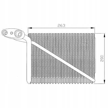 ÉVAPORATEUR CLIMATISATION VERS VW PASSAT 95-05