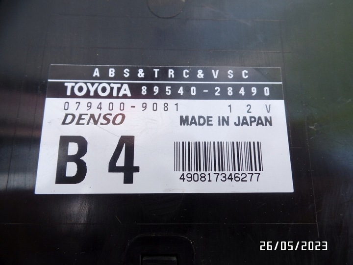 UNIDAD DE CONTROL MÓDULO ABS TOYOTA PREVIA II 89540-28490  UNIDAD DE CONTROL MÓDULO ABS TOYOTA PREVIA II 89540-28490 