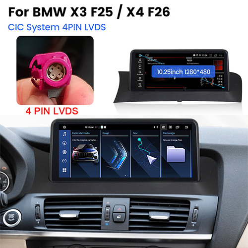 RADIO NAVEGACIÓN ANDROID BMW X3 F25 X4 F26 BT 32GB 