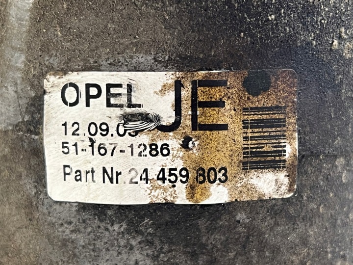 OPEL ASTRA H III POIGNÉE COUSSIN MOTEUR 1.4 1.6 24459803 JE 24459781 JF