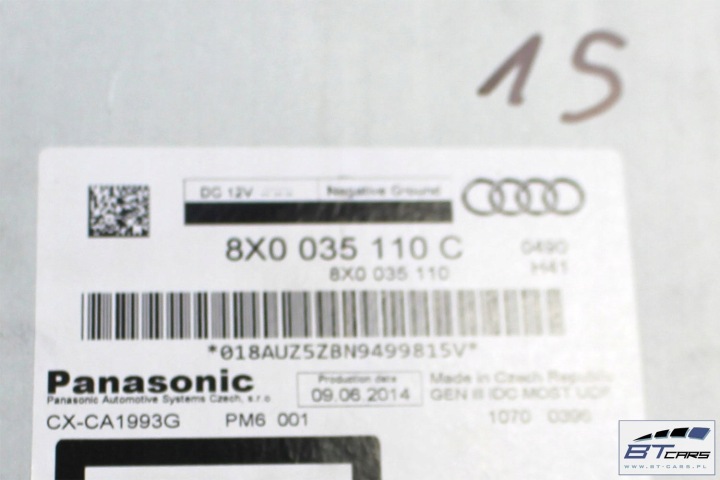 AUDI CHANGEUR 6 DISQUES CD PANASONIC 8X0035110C 8X0035110 8X0 035 110 C SAMO
