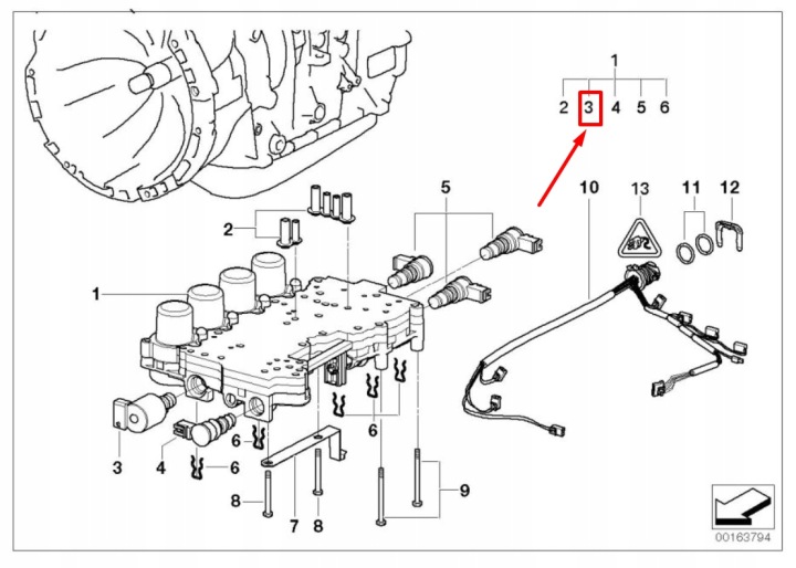 BMW 3 CABRIO E46 RÉGULATEUR PRESSION 1423988 24321423988