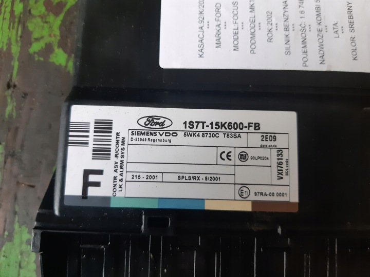 MODULE CONFORT 1S7T15K600FB FORD FOCUS MK1