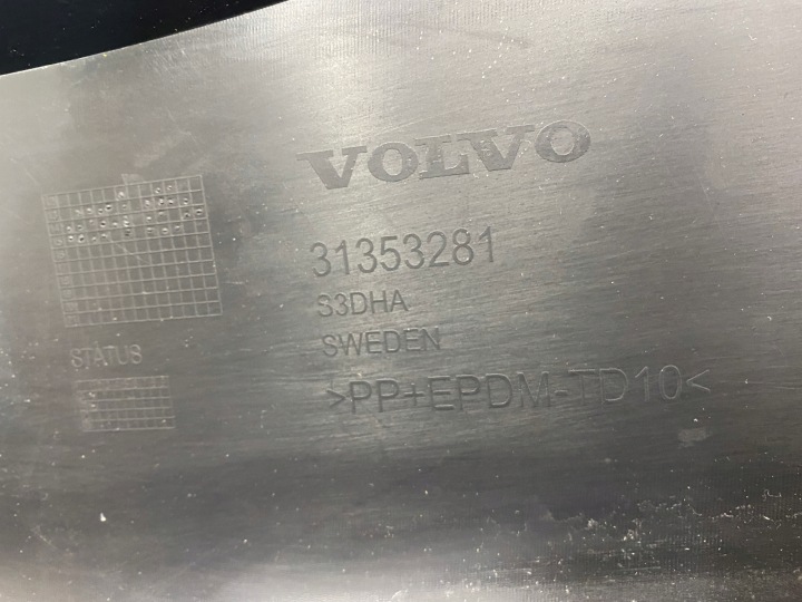 VOLVO S60 V60 13-18 ANNÉE SPOILER PARE-CHOCS ARRIÈRE PDC