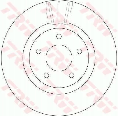 DF4219S DISC HAM. JAGUAR XK 8 05.96- 