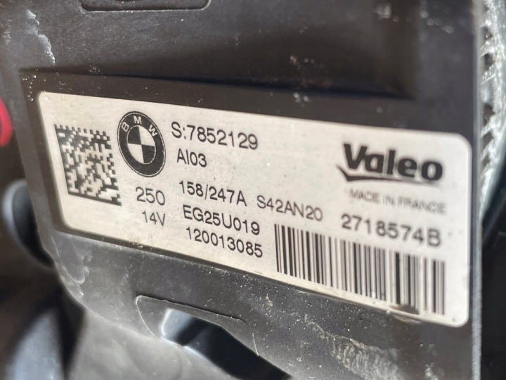 BMW M5 G30 M8 F90 4.4I V8 ALTERNATEUR 7852129 MOTEUR S63B44B