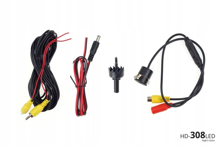 KIT CAPTEURS STATIONNEMENT TFT02 4,3 AVEC CAMÉRA HD-308-LED 4 SENSORY BLANC