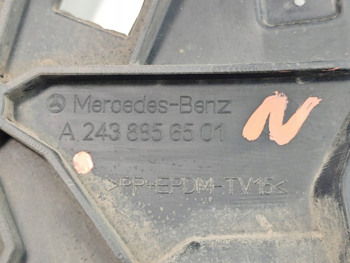 MERCEDES EQA W243 GLISSIÈRE PARE-CHOCS GAUCHE AVANT A2438856501