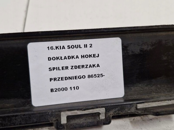 KIA SOUL II 2 DOUBLURE LÈVRE SPOILER PARE-CHOCS AVANT 86525-B2000
