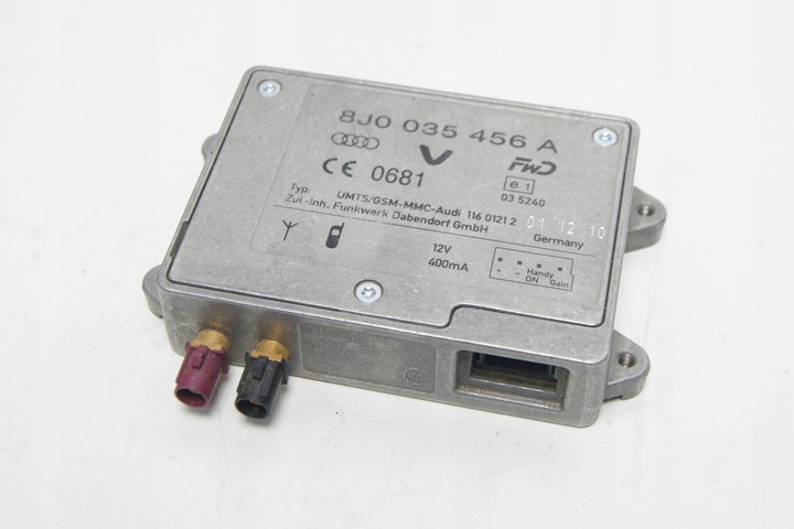 GD AUDI A6 4G0 AMPLIFICATEUR D'ANTENNE 8J0035456A photo 2 - milautoparts-fr.ukrlive.com