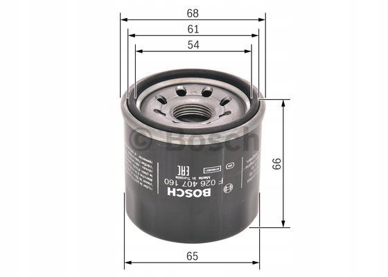 FILTRO ACEITES BOSCH F 026 407 160 