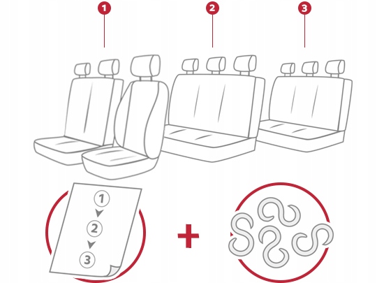 FORRO MIAROWE CUERO AL ASIENTO PARA MERCEDES VITO W639 9M 