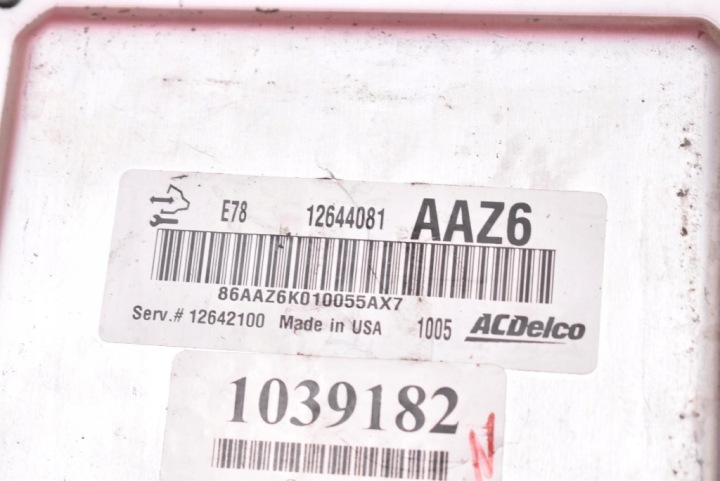 CONTRÔLEUR ORDINATEUR MOTEUR 12644081 AAZ6 OPEL ASTRA 4 IV J 1.4 T 140 KM 09-