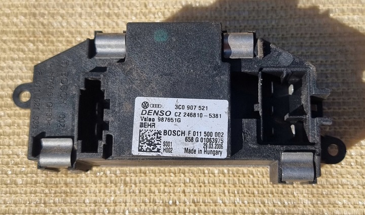 VW REOSTATO RESISTENCIA SOPLADORES 3C0907521 