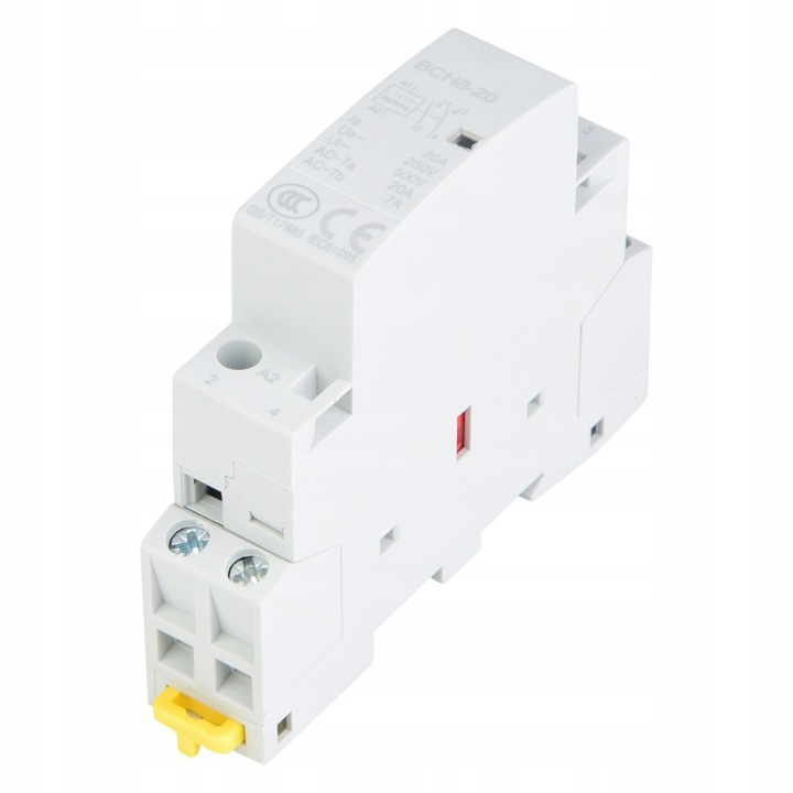 2P 20A 2NO 24V 220V/230V 50/60HZ DOMOWY CONTACTEUR