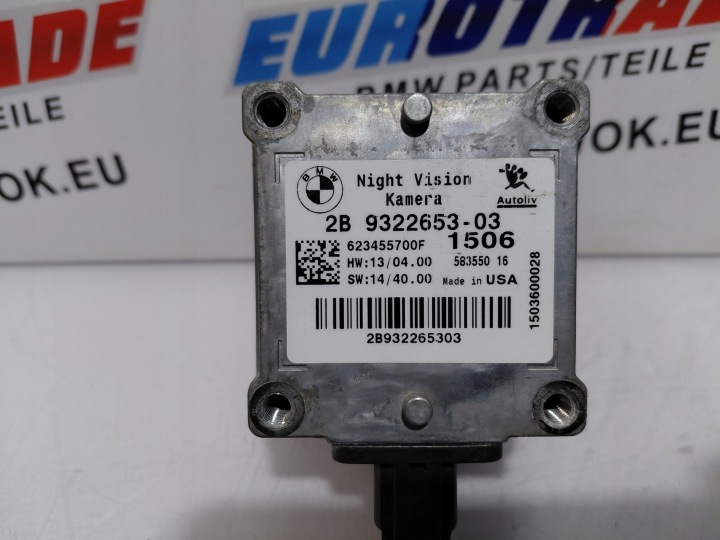 BMW G05 G06 G07 G11 G15 G20 G30 F10 LCI CAMÉRA NIGHT VISION NOCTURNE 9322653