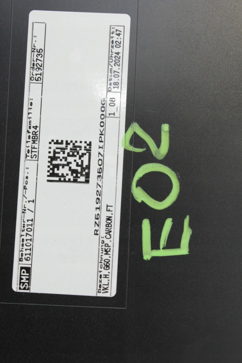PARE-CHOCS ARRIÈRE MODULE EUROPE BMW G60 SALOON 416 CARBONSCHWARZ
