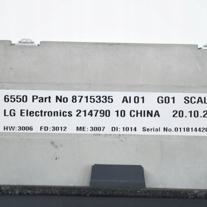 BMW X3 G01 2019 MONITEUR MONITEUR ÉCRAN