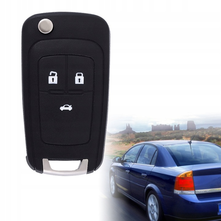 TÉLÉCOMMANDE CLÉ OPEL INSIGNIA ASTRA ZAFIRA 433MHZ ID46 PCF7937 HU100