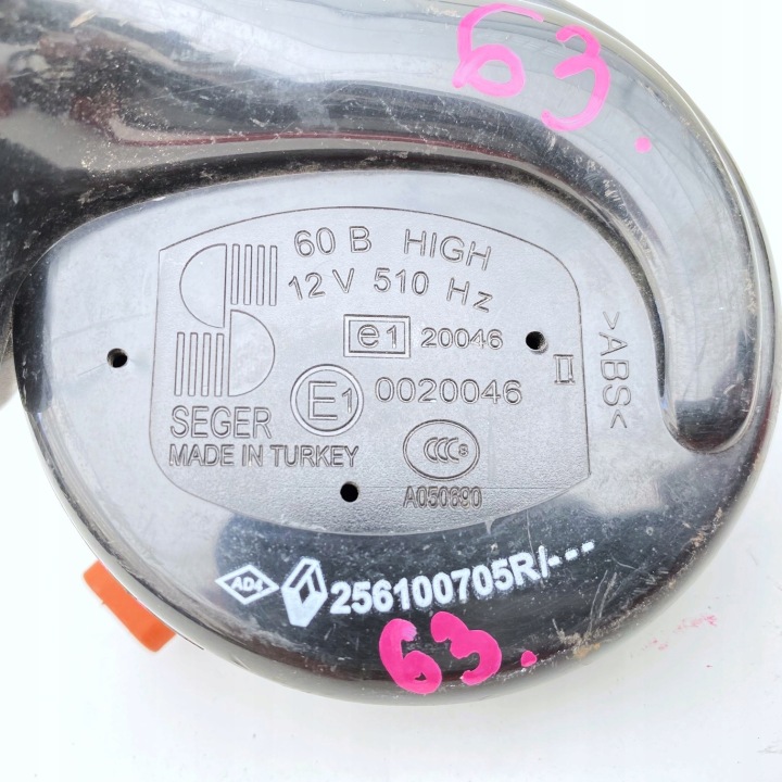 RENAULT SCENIC IV 4 KLAXON SIGNAL SONORE OE 256100705R