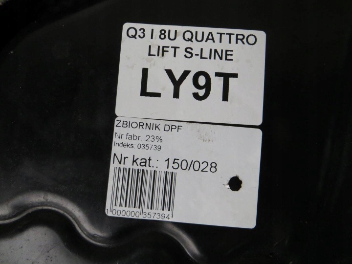 AUDI Q3 8U 2.0D RÉSERVOIR LIQUIDE FAP 5N0131877D 11-
