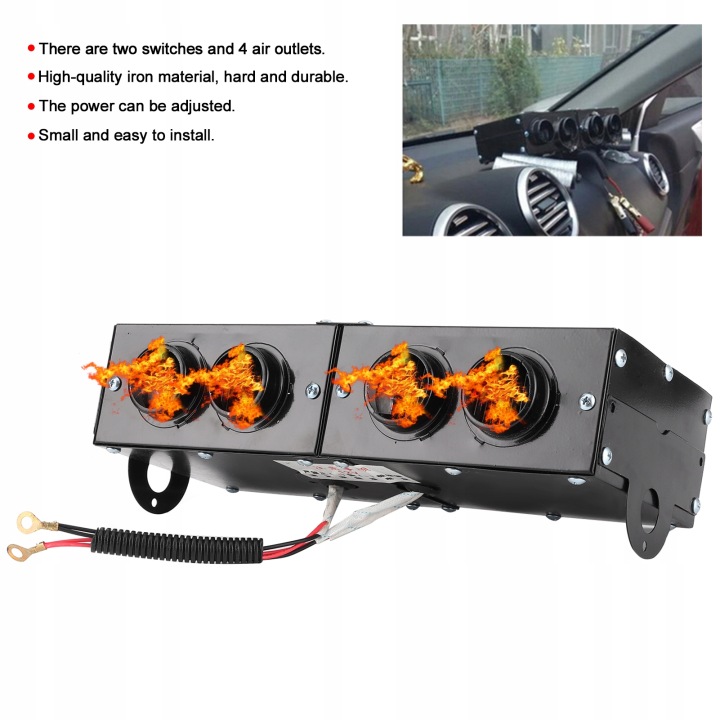 RADIATEUR AUTOMOBILE CHAUFFAGE 12V 800W
