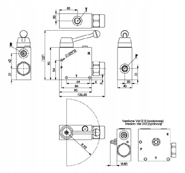 SOUPAPE RÉGLAGES FLUX 3-DROZNY 3/4″ 90-150 L/MIN FLUIDPRESS