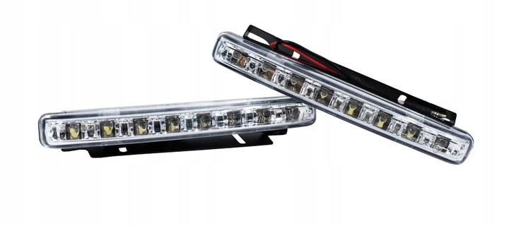 POWERFUL LAMPS FOR DRIVER DAYTIME DRL 8 LED LIGHT DZINNE FOR AUTO HOMOLOGATION 