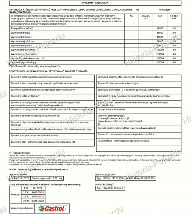 HISTORIA DE MANTENIMIENTO RENAULT VIN ASO SPRAWDZENIE 7/7 - PELNA HISTORIA ASO 