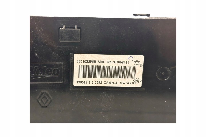 PANNEAU CLIMATISATION RENAULT MEGANE III 275103596R