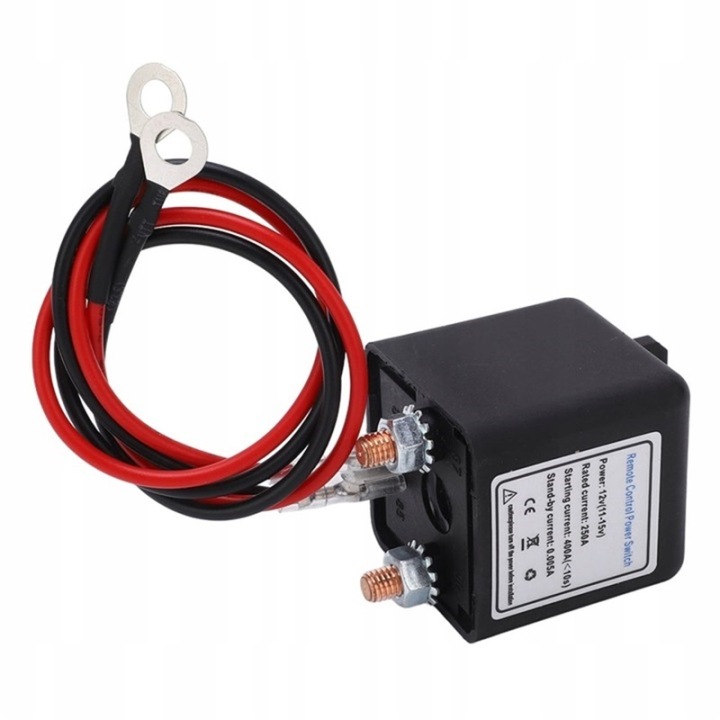 INTERRUPTEUR COURANT HEBEL BATTERIE PRZEKAZNIKA AUTOMOBILE 12V 250A+PILOTA