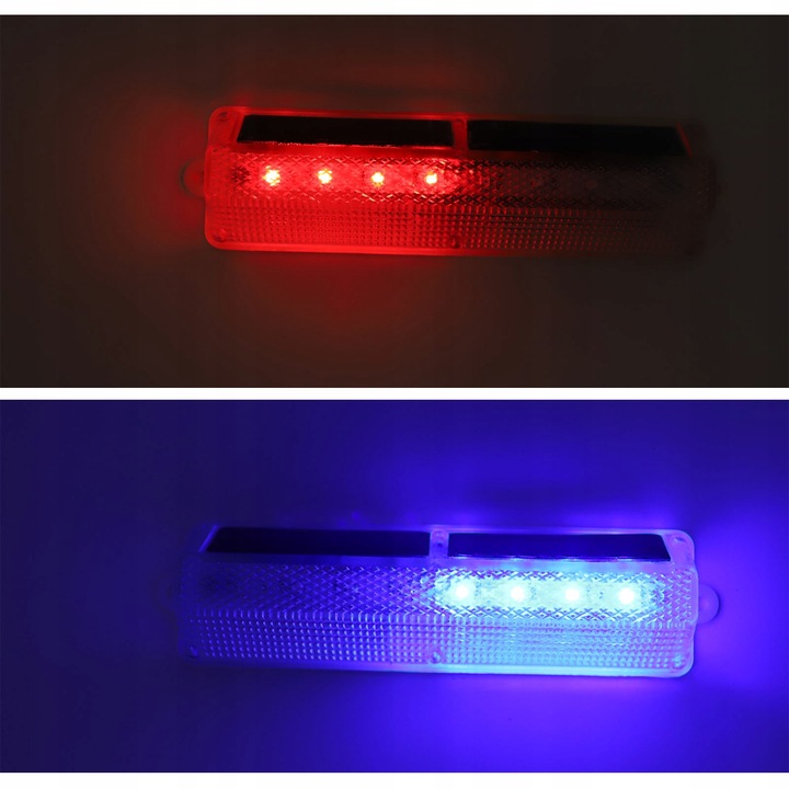 2 X LUZ DE ADVERTENCIA 8 DIODO LUMINOSO LED SLONECZNE DE EMERGENCIA 