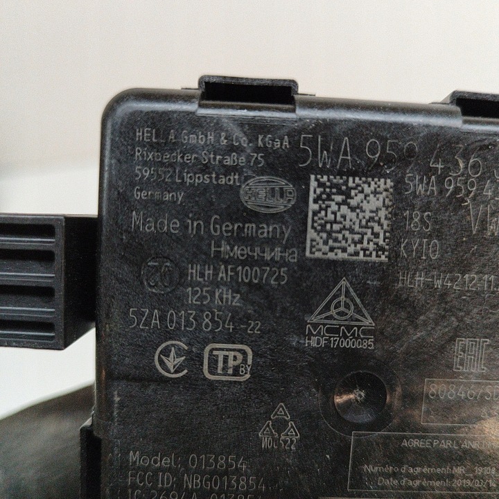VOLKSWAGEN ID.3 2023 MODULE CONTRÔLEUR SYSTÈMES URUCHAMIANIA BEZKLUCZYKOWEGO