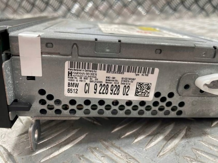 LECTEUR AUDIO DVD AVEC ARRIÈRE BMW F01 F02 F04 F10 F11 9228928