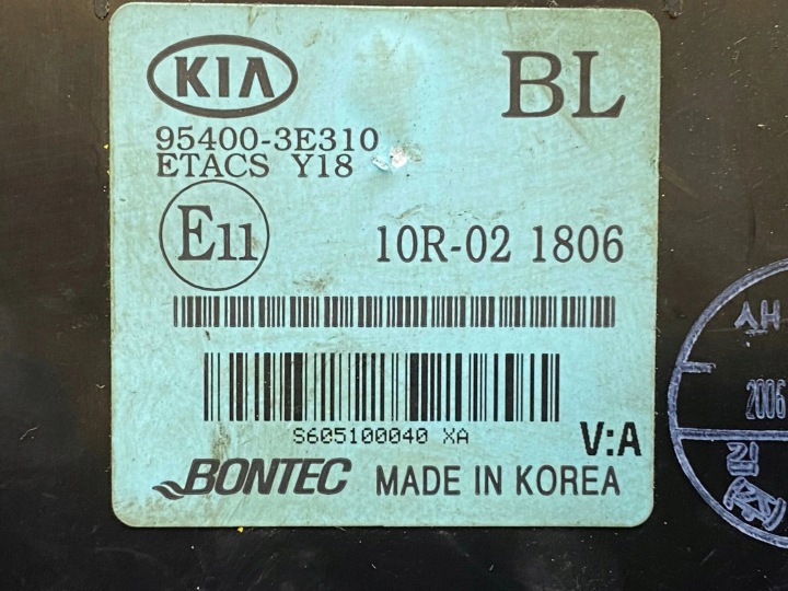 KIA SORENTO 2006 AUTRE KOMPUTERY MODULES CONTRÔLEURS 954003E310